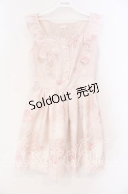 画像1: LIZ LISA / シンデレラ柄ワンピース 0 ピンク O-25-12-02-050-LO-OP-OW-OS