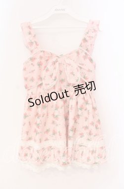 画像1: Ank Rouge / いちご柄Aライントップス M ピンク O-25-12-02-051-CA-TO-OW-OS