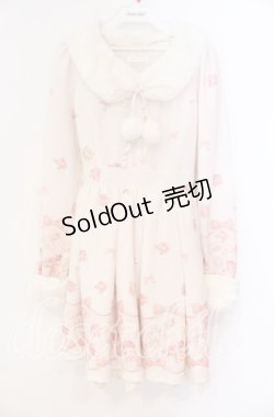 画像1: LIZ LISA / マイメロディコラボリボンパネル柄Snowワンピース 0 ピンク O-25-12-02-056-LO-OP-OW-OS