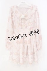 LIZ LISA / マイメロディ・マイスウィートピアノコラボ コスメ柄Sweetワンピース 0 ピンク O-25-12-02-057-LO-OP-OW-OS