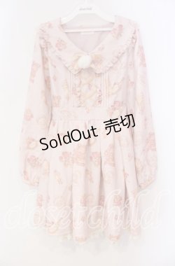 画像1: LIZ LISA / マイメロディ・マイスウィートピアノコラボ コスメ柄Sweetワンピース 0 ピンク O-25-12-02-057-LO-OP-OW-OS