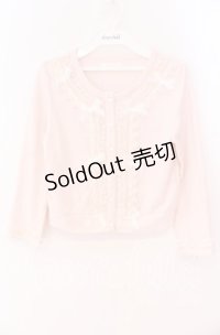 LIZ LISA / はしごリボンカーディガン 0 ピンク O-25-12-02-059-LO-TO-OW-OS