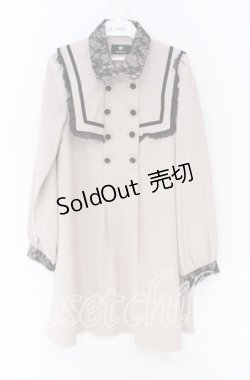 画像1: Rojita / レースフリルセーラーカラー風ワンピース  ピンク O-25-12-02-1035-LO-OP-IG-OS