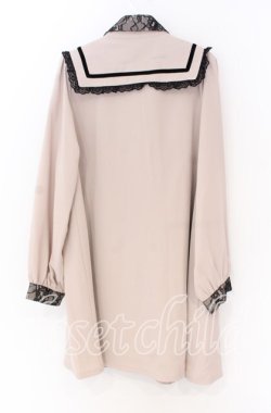 画像3: Rojita / レースフリルセーラーカラー風ワンピース  ピンク O-25-12-02-1035-LO-OP-IG-OS