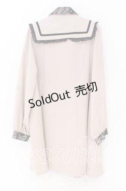 画像3: Rojita / レースフリルセーラーカラー風ワンピース  ピンク O-25-12-02-1035-LO-OP-IG-OS