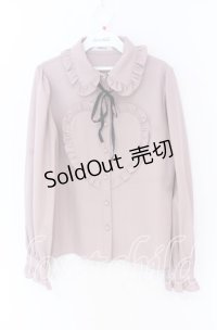 Ank Rouge / フロントハートデザインブラウス  ピンク O-25-12-02-1037-CA-BL-IG-OS