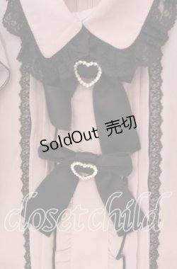 画像2: Rojita / ダブルリボンフリルブラウス  ピンク×クロ O-25-12-02-1038-LO-BL-IG-OS