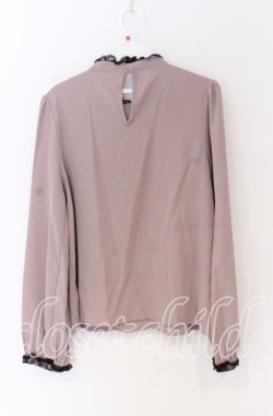 画像3: Rojita / レースアップブラウス  ピンク×クロ O-25-12-02-1039-LO-BL-IG-OS