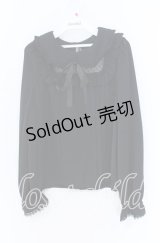 MA*RS / スクエアドットチュールプルブラウス  クロ O-25-12-02-1040-EL-BL-IG-OS