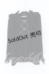 Rojita / ダブルリボンフリルブラウス  クロ O-25-12-02-1041-LO-BL-IG-OS