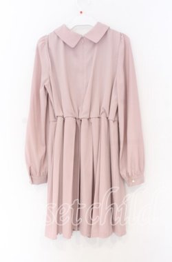 画像3: Ank Rouge / デコルテチュールチャイナボタンワンピース  ピンク×クロ O-25-12-02-1004-CA-OP-IG-OS