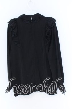 画像3: Rojita / ダブルリボンフリルブラウス  クロ O-25-12-02-1041-LO-BL-IG-OS