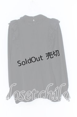 画像3: Rojita / ダブルリボンフリルブラウス  クロ O-25-12-02-1041-LO-BL-IG-OS