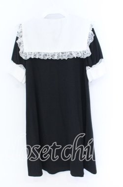 画像3: Jamie エーエヌケー / チョーカー付きハートプリントカットワンピース  クロ×シロ O-25-12-02-1042-LO-OP-IG-OS