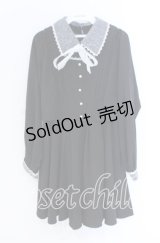 Rojita / 衿レースWベルトワンピース  クロ O-25-12-02-1044-LO-OP-IG-OS