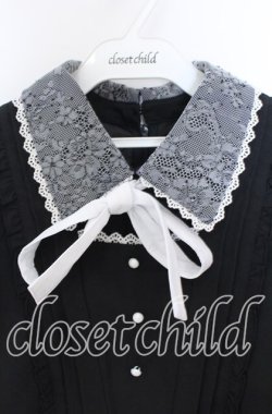 画像2: Rojita / 衿レースWベルトワンピース  クロ O-25-12-02-1044-LO-OP-IG-OS