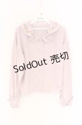 Swankiss / 薔薇刺繍ブラウス  ピンク O-25-12-02-1005-CA-BL-IG-OS