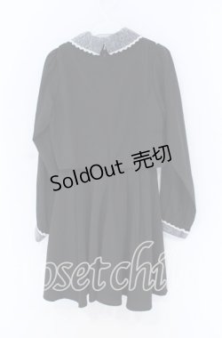 画像3: Rojita / 衿レースWベルトワンピース  クロ O-25-12-02-1044-LO-OP-IG-OS