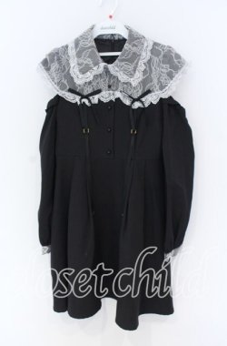 画像1: Rojita / レース切替ガーターワンピース  クロ O-25-12-02-1045-LO-OP-IG-OS