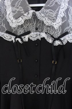 画像2: Rojita / レース切替ガーターワンピース  クロ O-25-12-02-1045-LO-OP-IG-OS