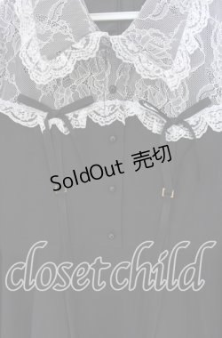 画像2: Rojita / レース切替ガーターワンピース  クロ O-25-12-02-1045-LO-OP-IG-OS