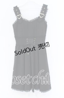 画像1: Rojita / ハートバックルレースジャンスカ  クロ O-25-12-02-1050-LO-OP-IG-OS