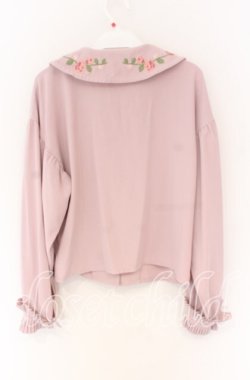 画像3: Swankiss / 薔薇刺繍ブラウス  ピンク O-25-12-02-1005-CA-BL-IG-OS