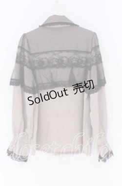 画像3: Rojita / チュールシアーケープブラウス  ピンク O-25-12-02-1052-LO-BL-IG-OS