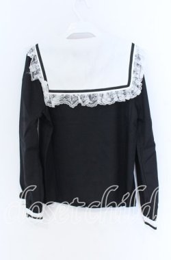 画像3: MA*RS / セーラーカラーブラウス  クロ×シロ O-25-12-02-1054-EL-BL-IG-OS