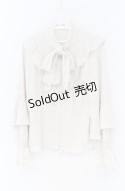 画像1: Rojita / レーシーリボン袖ボリュームブラウス  アイボリー O-25-12-02-1056-LO-BL-IG-OS