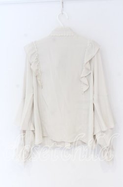画像4: Rojita / レーシーリボン袖ボリュームブラウス  アイボリー O-25-12-02-1056-LO-BL-IG-OS