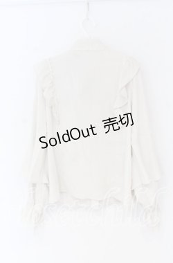 画像4: Rojita / レーシーリボン袖ボリュームブラウス  アイボリー O-25-12-02-1056-LO-BL-IG-OS