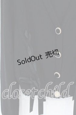 画像2: Rojita / サイド編み下げカーディガン  クロ O-25-12-02-1006-LO-TO-IG-OS