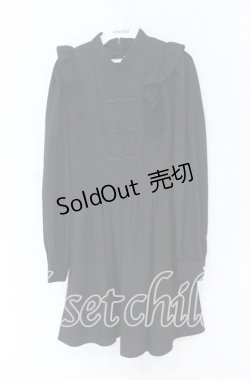 画像1: Ank Rouge / チャイナワンピース  クロ O-25-12-02-1070-CA-OP-IG-OS