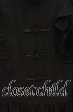 画像2: Ank Rouge / チャイナワンピース  クロ O-25-12-02-1070-CA-OP-IG-OS