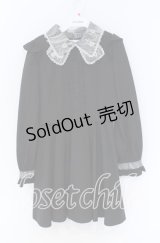 Rojita / レースリボンカラーワンピース  クロ O-25-12-02-1073-LO-OP-IG-OS