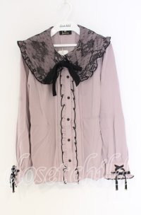 Rojita / くま耳ブラウス  ピンク×クロ O-25-12-02-1077-LO-BL-IG-OS