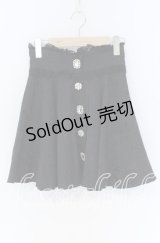 Rojita / ジャガードフレアスカート  クロ O-25-12-02-1079-LO-SK-IG-OS