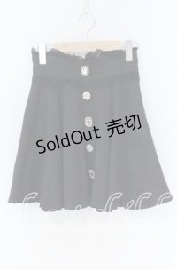 Rojita / ジャガードフレアスカート  クロ O-25-12-02-1079-LO-SK-IG-OS