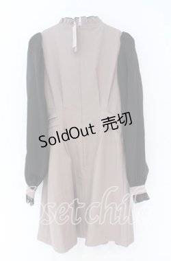 画像3: Rojita / BIGリボン配色ワンピース  ピンク×クロ O-25-12-02-1008-LO-OP-IG-OS