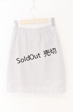 画像2: Ank Rouge / リボンフリル台形スカート  ラベンダー O-25-12-02-1086-CA-SK-IG-ZT372