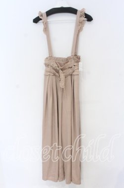 画像1: Rojita / Wベルトサス付パンツ  ピンクベージュ O-25-12-02-1088-LO-PA-IG-OS