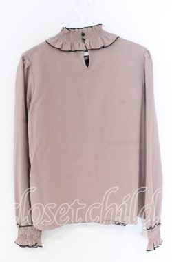 画像3: Rojita / スタンドカラーリボンブローチ付ブラウス  ピンク O-25-12-02-1009-LO-BL-IG-OS