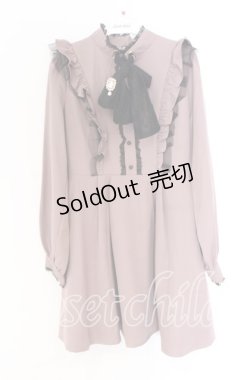 画像1: Rojita / レースリボン配色フリルワンピース  ピンク O-25-12-02-1010-LO-OP-IG-OS