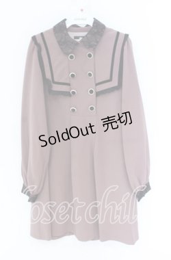 画像1: Rojita / レースフリルセーラーカラー風ワンピース  ピンク」 O-25-12-02-1011-LO-OP-IG-OS