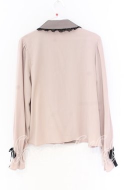 画像3: Rojita / チャイナ風テーラードブラウス  ピンク×クロ O-25-12-02-1014-LO-BL-IG-OS