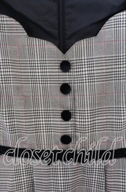 画像2: Ank Rouge / デコルテスカラップジャンパースカート  グレー O-25-12-02-1015-CA-OP-IG-OS