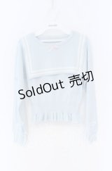 Honey Cinnamon / セーラーカラーニット  ブルー O-25-12-02-1017-LO-TO-IG-OS