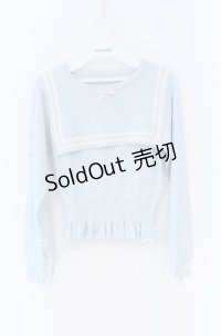 Honey Cinnamon / セーラーカラーニット  ブルー O-25-12-02-1017-LO-TO-IG-OS