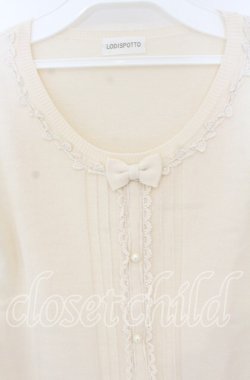 画像2: LODISPOTTO / リボンニット  アイボリー O-25-12-02-1019-LO-TO-IG-OS